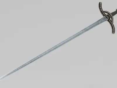 Aria Stark Sword From Game Of Thrones 3D model