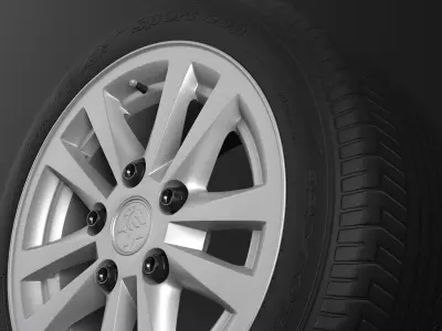 Holden vy series 2 acclaim Rims Low-poly 3D model