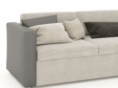 Large sectional sofa Free 3D model