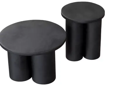 Big Foot Cafe Table Free 3D model