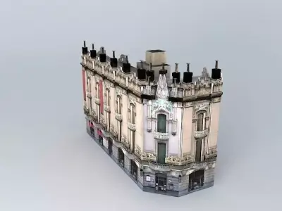 Headquarters lego building 3D model