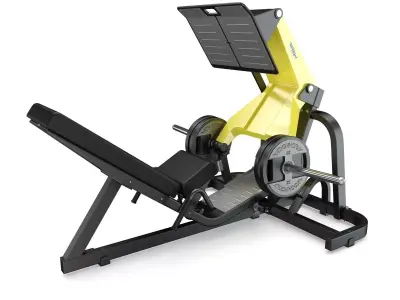 Technogym - Plate Loaded - Leg Press 3D model