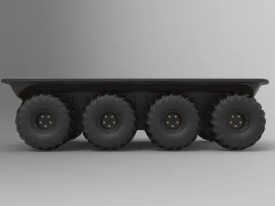 Argo platform 8x8 3D model