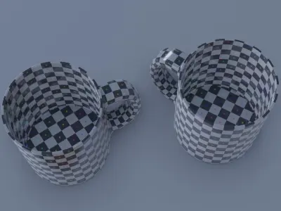 Mug for drinks 3D model