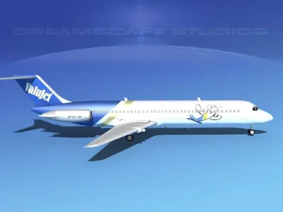 Douglas DC-9-40 Valuejet 3D model