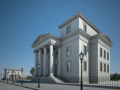 House and Garden 3D model