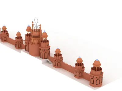 Castle intro 3D model