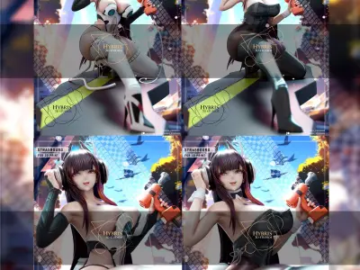 Strasbourg from Azur Lane Commercial Package 3D print model