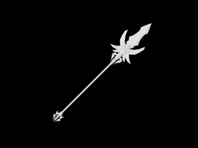 Angel Spear Low-poly 3D model