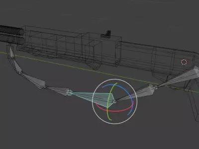 PSX SPAS 12 - Low-Poly Retro Shotgun Low-poly 3D model