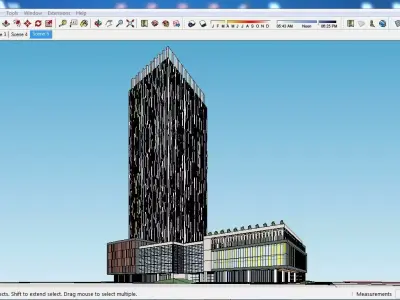 Sketchup Residential Complex A2 3D model