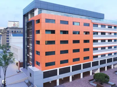 Commercial building 3D exterior Scene  3D model