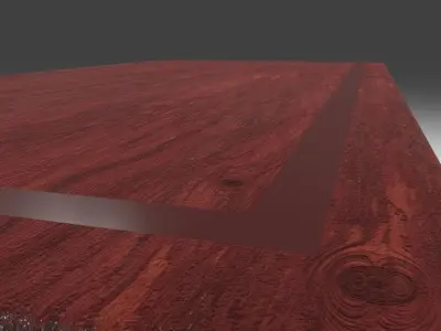 Low quality wood table Free 3D model