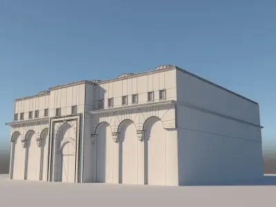 Medieval inn 3D model