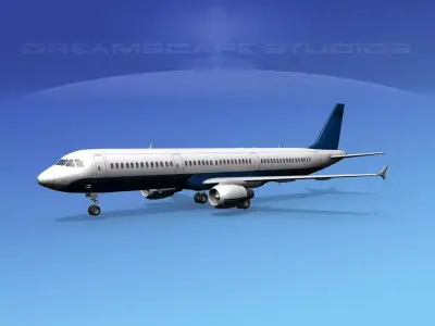 Airbus A321 Corporate 5 3D model