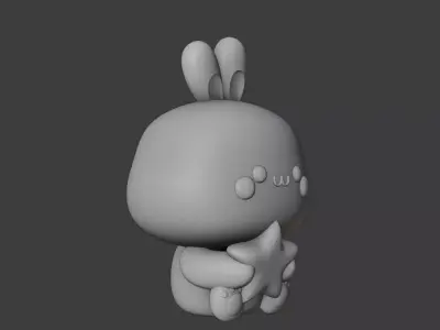 rabbit 55 3D print model