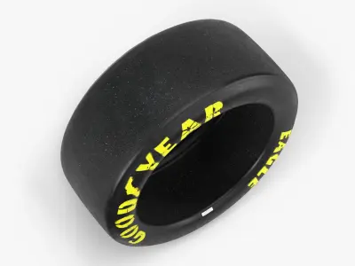 Goodyear Eagle Tire Low-poly 3D model