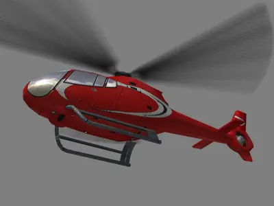 Colibri V5 Helicopter Low-poly 3D model