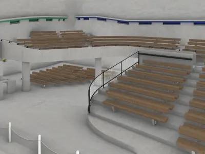 Saint-Pierre Firminy - Le Corbusier 3D model