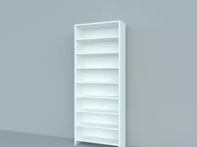 Bookcase Free 3D model buy