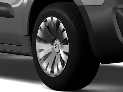 Citroen Berlingo Van 2017 wheel 3D model