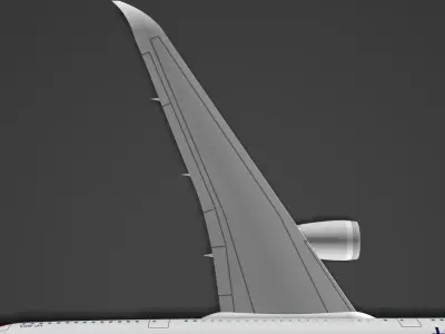 Aerofloat 787 - 8 Dreamliner 3D model