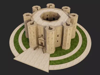 Castel del Monte 3D model