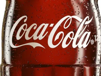 High Detailed Coca-Cola Bottle Models 3D model