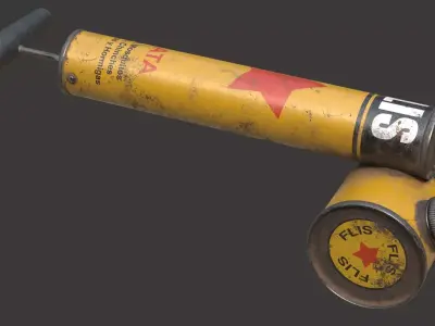 Vintage Insecticide Sprayer 3D model