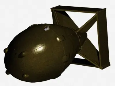 A bomb 3D model