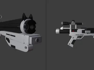 First Order Stormtrooper Blaster 3D model