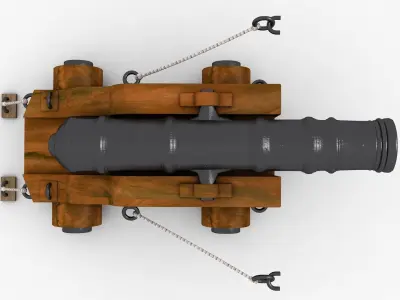 vessel cannon 3D model