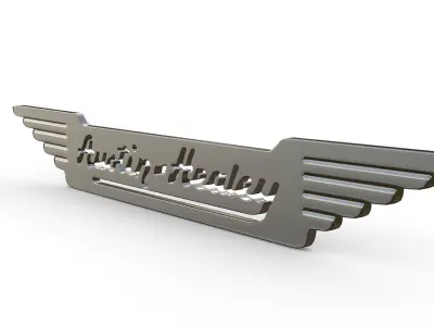 austin healey logo 3D model