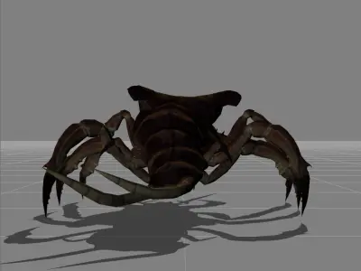 Centipede Animal Low-poly 3D model