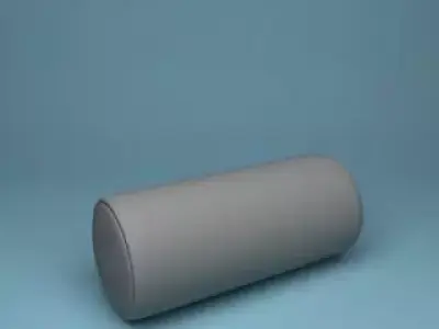 Round Long Pillow Free 3D model