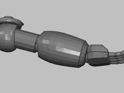 brazo izquardo 3D print model