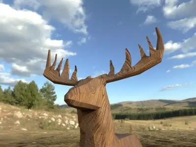 Buck Deer Free 3D model