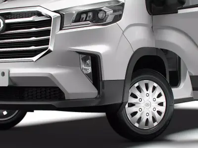 Maxus Deliver 9 Van L3H3 HQInterior 2025 3D model