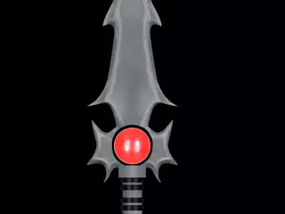 Sword fantasy  Low-poly 3D model