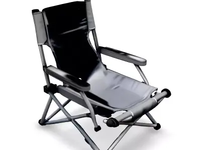 Realistic Folding Camping Chair 3D Model Low-poly 3D model