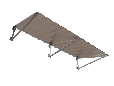 Tin Roof v1 001 Low-poly 3D model