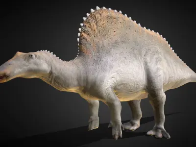 Oranosaurus  Low-poly 3D model