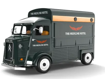 Food Trucks Collection 3D model purchase