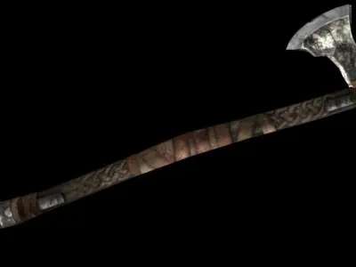 axe of viking Free 3D model
