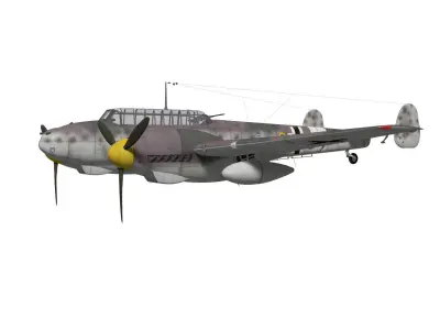 Messerschmitt Bf110 G2 3D model