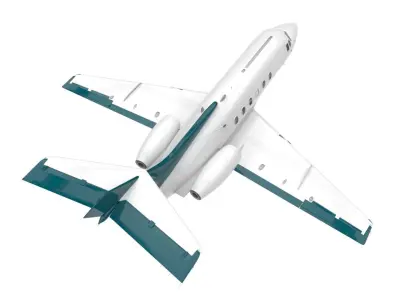 Hawker 125 3D model