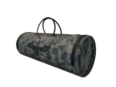 military backpack-bag sport Low-poly 3D model