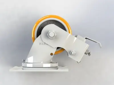 Rodizio Schioppa GM 42 PE FP Wheel 3D model