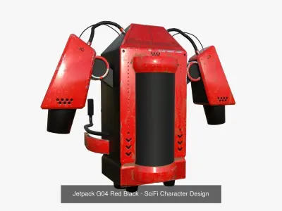 10 Jetpacks G Collection - SciFi Character Design 