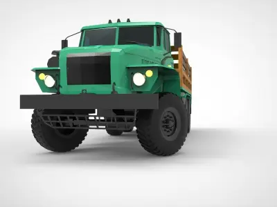 Truck Ural-4320 3D model